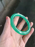 Natural Green Chalcedony Bracelet - Fresh Round Design