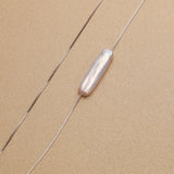 Baroque Silver Pearl Pendant Necklace S925 Sterling Silver