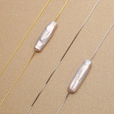 Baroque Silver Pearl Pendant Necklace S925 Sterling Silver