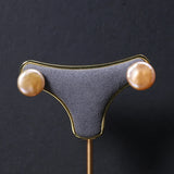 Freshwater Pearl Earrings Baroque Disc Shape Women's Jewelry Wedding Gift