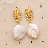 Baroque Freshwater Pearl Earrings for Women