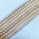 Freshwater Pearl Beads 7-8MM 3 Colors DIY Necklace Bracelet