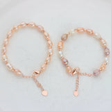Freshwater Pearl Bracelet for Women - Adjustable Rice Beads Bracelet