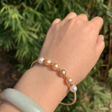 Freshwater Pearl Bracelet for Women Hand-Woven Female