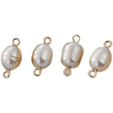 Freshwater Pearl Egg-Shaped Double Bag Pendant DIY Accessories