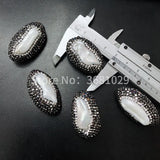 Freshwater Pearl Elliptic Pendant DIY Handmade Jewelry Accessory