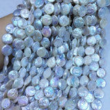 Freshwater Pearl Loose Beads 12-13mm DIY Necklace Bracelet Button Beads