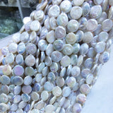 Freshwater Pearl Loose Beads 12-13mm DIY Necklace Bracelet Button Beads