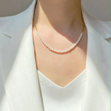Freshwater Pearl Necklace by Xia Xiaozhong - High-End Beaded Collarbone Chain