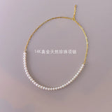 Freshwater Pearl Necklace by Xia Xiaozhong - High-End Beaded Collarbone Chain