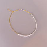 Freshwater Pearl Necklace by Xia Xiaozhong - High-End Beaded Collarbone Chain