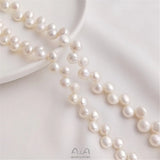 Freshwater Pearl Petal-Type 37 Hole Edge Handcrafted DIY Jewelry Material