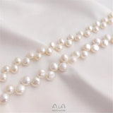 Freshwater Pearl Petal 37-Hole Edge DIY Jewelry Material