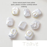 Freshwater Pearl Rectangular Straight Hole DIY Earrings Material
