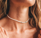 Baroque Freshwater Pearls Natural Stone Necklace