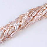 Freshwater Biwa Pearls Strand Natural White Loose Beads