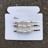 Freshwater Pearls Irregular Shape Hairpin for Women/Girls