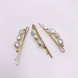 Freshwater Pearls Irregular Shape Hairpin for Women/Girls