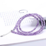 Garnet Stone Bracelet Faceted Beads Princess Necklace Women Gift