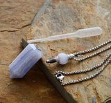 Gemstone Essential Oil Diffuser Pendant Necklace