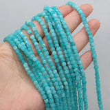 4*4mm Square Tianhe Stone Beads for DIY Bracelet Necklace
