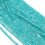 4*4mm Square Tianhe Stone Beads for DIY Bracelet Necklace