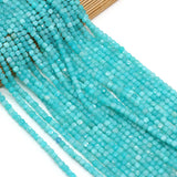 4*4mm Square Tianhe Stone Beads for DIY Bracelet Necklace