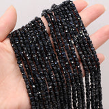 Irregular Square Tourmaline Beads for DIY Bracelet 4*4mm