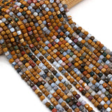Square Irregular Multi-color Gemstone Beads 5*5mm