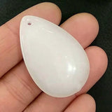 Silk Jade Water Drop Pendant Necklace