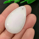 Silk Jade Water Drop Pendant Necklace