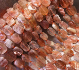 Golden Strawberry Sunstone Irregular Beads for DIY Bracelet Necklace