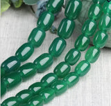 Natural Green Agate Beads Loose Gemstone Beads For Bracelet DIY Jewelry Making