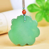 Green Dongling Fu Character Pendant Jewelry