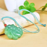Green Dongling Fu Character Pendant Jewelry