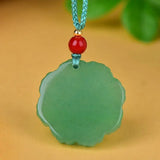 Green Dongling Flower Pendant Women's Jewelry