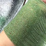 Green Apatite 2-2.5mm Cube Faceted Beads for Jewelry Making