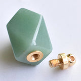 Green Aventurine Perfume Bottle Necklace Pendant Essential Oil Diffuser