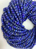 Green Square Cut Gem Beads 4.5x4.5 for DIY Jewelry