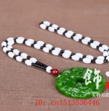 Hand-Carved Jade Tiger Pixiu Pendant Necklace