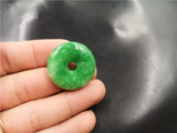 Green Jade Pendant Agate Jade Buckle Necklace Pendants Jewelry
