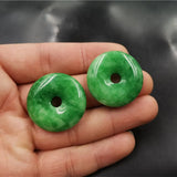 Green Jade Pendant Agate Jade Buckle Necklace Pendants Jewelry