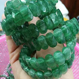 Green Strawberry Quartz Beads Bracelet for Women