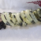 Hand-carved Floating Flower Jade Bracelet Ice Enamel Hetian Jade Bangle