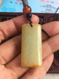 HandCarved Hetian Jade Pendant Necklace Jewelry