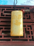 HandCarved Hetian Jade Pendant Necklace Jewelry