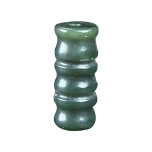 Hetian Jade Bamboo Joint DIY Pendant Earring Jade Accessories