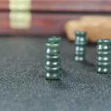 Hetian Jade Bamboo Joint DIY Pendant Earring Jade Accessories