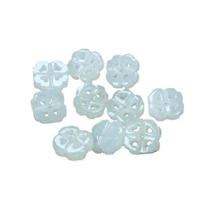 Hetian Jade Four Leaf Clover Pendant Earrings Set