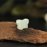 Hetian Jade Butterfly DIY Bracelet Necklace Jade Accessories